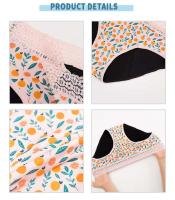 Ropa interior estampada de cuatro capas, pantalones fisiológicos menstruales con fugas, sin amortiguación de succión instantánea - details 5