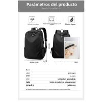 Mochila multifuncional para computadora Mochila de negocios para hombres de gran capacidad para viajeros al aire libre - details 2