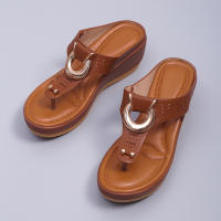 Sandalias de cuña romanas para mujer, zapatos de playa con plataforma informales, chanclas cómodas, verano, 2023 - details 13