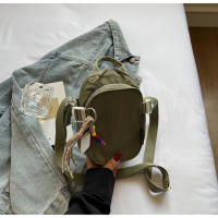 Bolso de teléfono móvil casual y simple de doble capa, bolso de mensajero, nueva moda y versátil para mujer 2025 y bolso pequeño ligero de color sólido - details 23