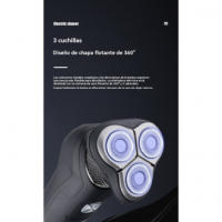 Afeitadora eléctrica inteligente con pantalla digital LCD afeitadora 3 en 1 para hombres aparato para el pelo de la nariz lavable - details 5
