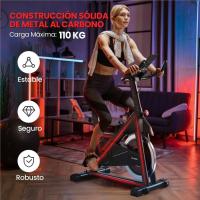 Bicicleta Estática Bicicleta de Ciclismo Interior con Pantalla LCD en Casa Estática de Profesional Volante Inercia 6 kg - details 7
