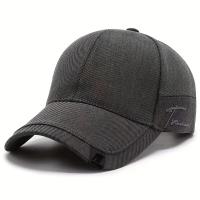 Gorras de béisbol Snapback con bordado de letras laterales unisex, sombreros casuales ajustables para primavera y otoño, sombrero protector solar - details 8