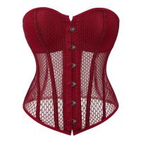 Corsé de malla para mujer, corsé de malla para entrenamiento de cintura con cordones fuertes para entrenamiento de cintura y reducción de cintura. - details 0