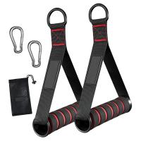 Mangos de gimnasio de Metal con anillo en D, mango de máquina de Cable resistente para entrenamiento con gancho para bandas de resistencia para el hogar, accesorios de Fitness - details 1