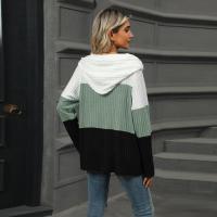 Sudadera con capucha con cremallera para mujer, suéter suelto de manga larga, tops de moda, - details 25