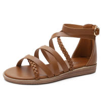 Sandalia zapatos de mujer talla grande 41-43 sandalias romanas tejidas de verano para mujer - details 3