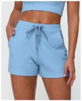 Pantalones Cortos de Yoga de Nylon para Mujer Ajuste Suelto, Manga de Cinturón, Secado Rápido, Transpirable con Bolsillos Ideal para Yoga y Deportes - details 4