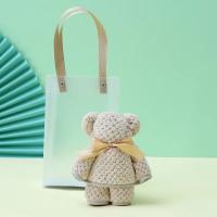 Toalla de oso de terciopelo Coral para decoración del hogar, toalla de lavado de cara súper absorbente, suave, regalo de cumpleaños y boda, 30/75CM - details 17