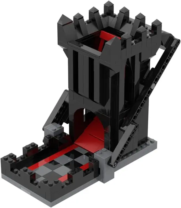 Conjunto de Bloques de Torre de Dados DND Gris Rodador de Dados para Juego de Rol en Escritorio - 1
