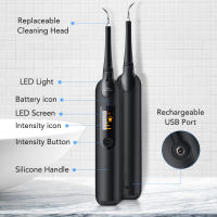 Kit de blanqueamiento Dental eléctrico, raspador Dental con espejo para la boca, para eliminar manchas de sarro cuidado bucal, limpiador de dientes - details 2