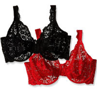 Women transparent lace underwire push up bra sexy underwear bras bralette lingerie intimates - details 1