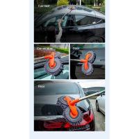 Mopa de Espuma de Lavado de Coche de Doble Cabeza Cepillo de Chenilla para Limpieza de Techo y Ventanas Equipo de Limpieza de Lavandería de Telescópico de Tres Secciones - details 9