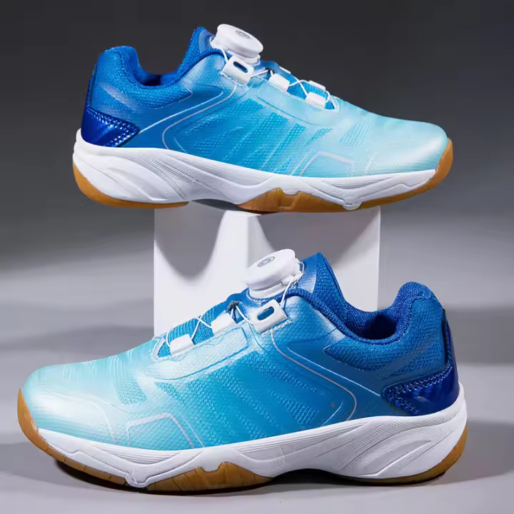 Zapatos de bádminton profesionales ligeros, transpirables, antideslizantes, amortiguadores, rojos, profesionales, zapatos de tenis. - 1