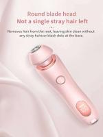 Maquinillas de afeitar eléctricas para mujer, afeitadoras faciales 2 en 1 para Bikini, depilación para axilas, piernas, recortador corporal para mujer, resistente al agua IPX7 - details 5