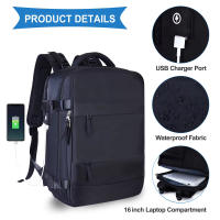 Mochila de Viaje para Mujer, Gran Capacidad, Impermeable, informal, Deportes al Aire Libre, para Portátil y Cuad - details 3