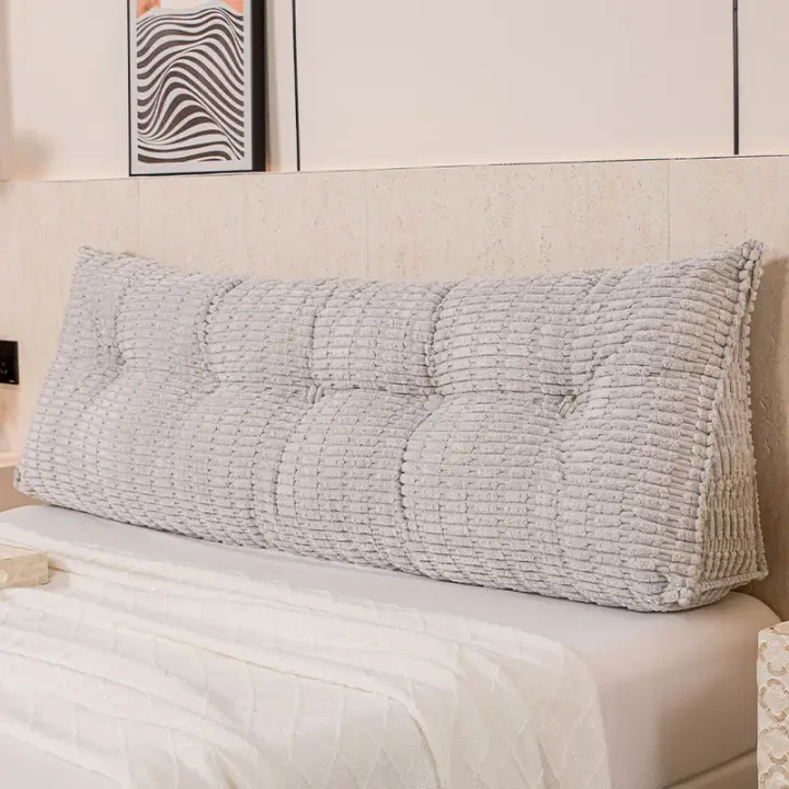 Almohada de Cabeza de Reina Engrosada HEEUAI HT Almohada de Lectura Cónica con Cubierta Desmontable para Comodidad en la Espalda - 1