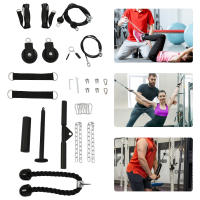 Sistema de polea de peso de cable, equipo de gimnasio en casa, sistema de cable de polea de fitness para el hogar, gimnasio, estudios de entrenamiento, centros de fisioterapia - details 0