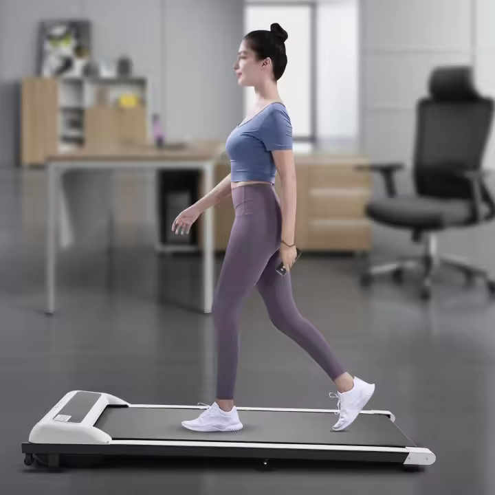 Cinta de correr, Cinta de correr Plegable 2 en 1, Cinta de Correr Eléctrica, Bajo Nivel de Ruido y Protección de Rodillas para el Hogar y la Oficina, 100 kg Como máximo - 1