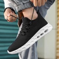 Zapatillas de correr a la moda para hombre, deportivas atléticas, transpirables, cómodas, ligeras, informales, antideslizantes, para gimnasio, entrenamiento, uso diario - details 13