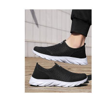 Zapatos informales de malla de aire para hombre, zapatillas ligeras transpirables sin cordones, mocasines cómodos, moda de verano - details 11
