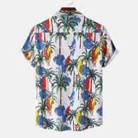 Camisa de manga corta para hombre, Camisa ajustada con estampado de flores fragmentadas, serie CS, primavera y verano, 2024 - details 72