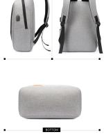 Mochila de negocios para hombre, accesorio sencillo de carga USB, ligera, para viaje, 1 paquete de 15,6 pulgadas - details 42