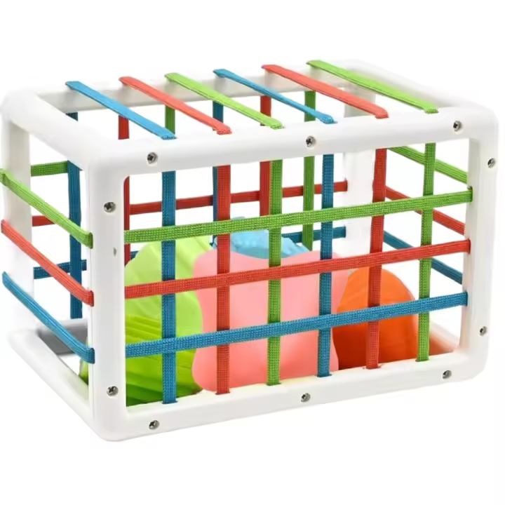 Juguetes de Habilidades Motoras para Bebé 6 9 12 18 Meses, Juegos Montessori Educativos Aprendiendo Caja de Clasificaci - 1