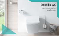 Escobillas de Baño de Silicona, Escobilla de Silicona con Secado Rápido, Gris, WC - details 0