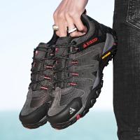 Zapatos de Senderismo para Hombres HikeUp Zapatillas Tácticas de Cuero de Ante - details 10