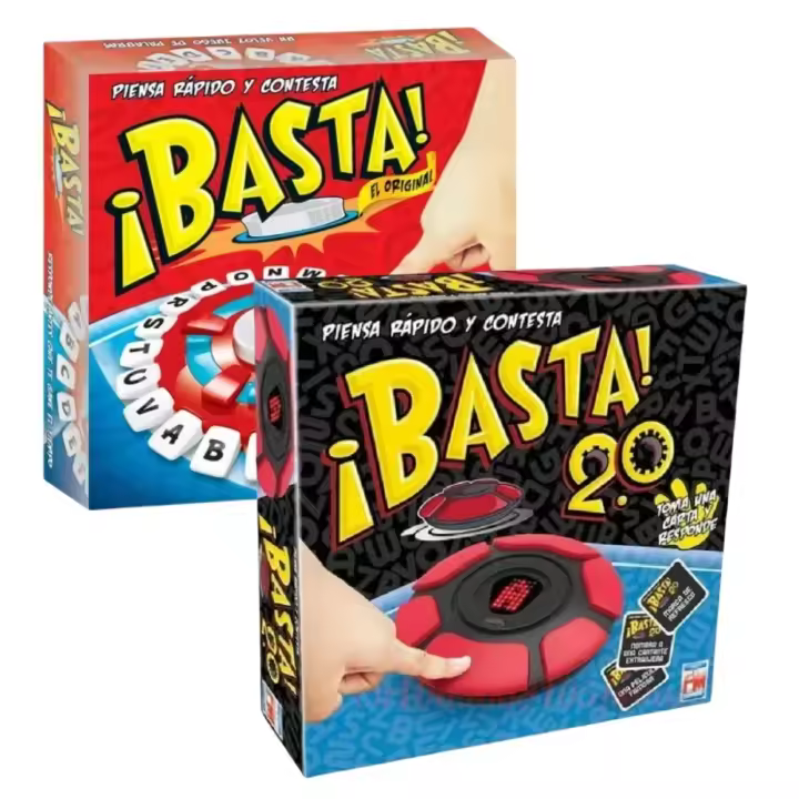 Juego de Palabras Tapple Basta Versión 2.0 Juego de Mesa Rápido de Prensar Letras - 1