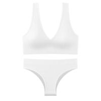Conjunto de Top Sin Costuras para Mujer Cintura Baja, Sin Cable, Traje Trasero, Sujetador Recubierto - details 8