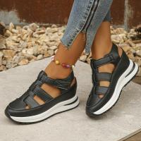 Sandalias de tacón de cuña para mujer, zapatos de moda - details 7