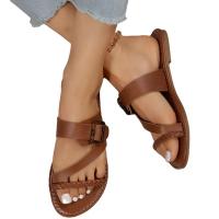Zapatillas de verano estampadas para mujer, zapatos planos - details 5