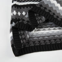 BUNO-Y2K Falda suéter de rayas coloridas, cintura baja, cordón, con cordones, bola peluda, minifaldas ajustadas, pantalones envolventes de cadera folclóricos indios - details 11