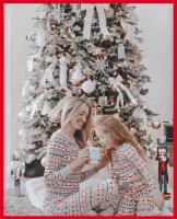 Pijamas navideños a juego para la familia, conjunto de ropa para padre, madre e hijo, Año Nuevo, 2023 - details 8