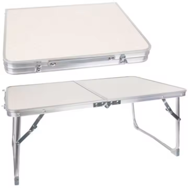Mesa Plegable de Camping Mesa Portátil Blanco - 1