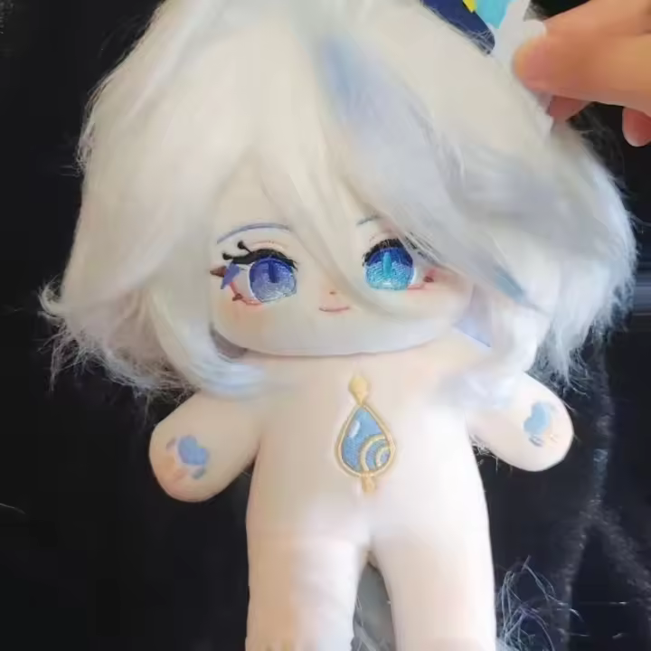 Muñeco de peluche de Furina de Fontaine de Genshin Impact, cosplay de ídolo del juego de 2025, 20 cm, mini peluche suave, colgante de regalo. - 1