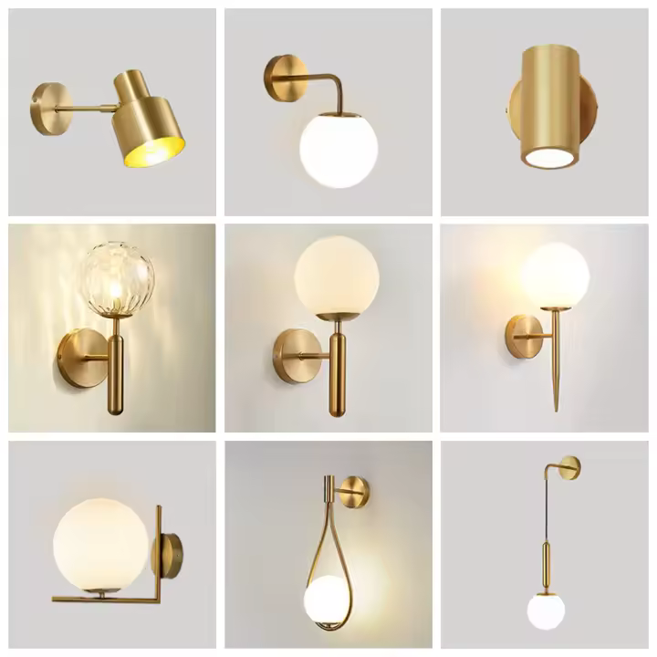 Lámpara de pared moderna para decoración del hogar, candelabro LED minimalista para dormitorio, accesorios de iluminación montados en la pared - 1