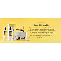glassy glowing skin snail mucin moisture plump hydrated winter smoother skin kit gift