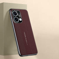 OPPO Reno 13/13 Pro Funda de cuero elegante con protección para cámara Funda protectora delgada con textura duradera antideslizante a prueba de golpes - details 5