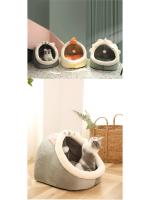 Cama suave y cálida para mascotas, cojín de tumbona acogedora, tienda de campaña para casa de mascotas, alfombrilla lavable para perros pequeños, camas de invierno para gatos - details 9