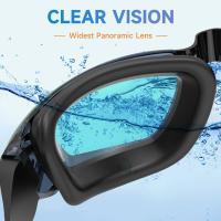 Gafas de Natación para Hombres y Mujeres Protección Anti-enjuague UV Impermeables Silicona Ajustable Ideales para Adultos Diving Glasses - details 2