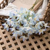 10 Uds. De flores artificiales de Oncidium de lujo, flor de orquídea de simulación elegante y realista, flores falsas de plástico para decoración del jardín del hogar - details 1