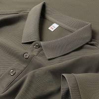 Polo de manga corta de moda informal, top de hombre de color sólido para comodidad de verano - details 5
