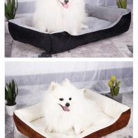 Cama impermeable lavable de algodón para perro, pequeña y grande perrera, alfombrilla para dormir para gato y mascota grande - details 4