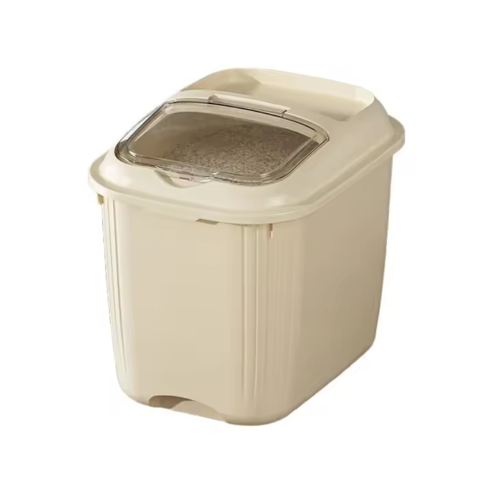 Cubo de arroz duradero a prueba de humedad, contenedor de cereales sellado impermeable a prueba de fugas, contenedor de alimentos práctico de gran capacidad - 1
