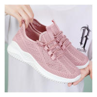 Zapatillas de running ligeras de malla con suela blanda para mujer, zapatillas deportivas informales huecas y transpirables - details 7