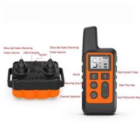 Collar para perro, control remoto eléctrico portátil con tapón de corteza, dispositivo de entrenamiento para mascotas impermeable con pitido de choque, 1 ud. - details 8