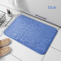 Alfombra de Piedra Embossed para el Hogar Absorbente de Agua, Estilo Sencillo 30*40*2cm - details 1